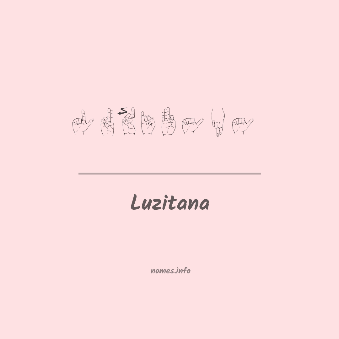 Luzitana em Libras