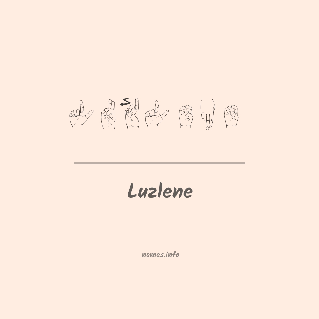 Luzlene em Libras