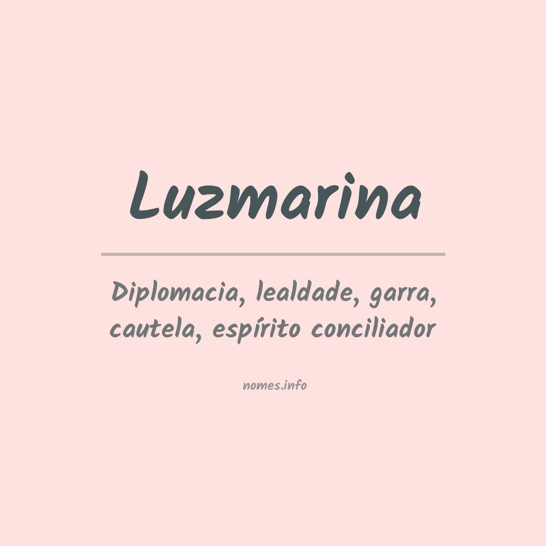 Significado do nome Luzmarina Significado do nome Luzmarina