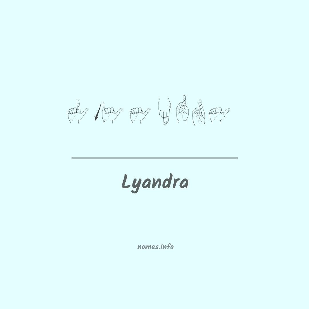 Lyandra em Libras