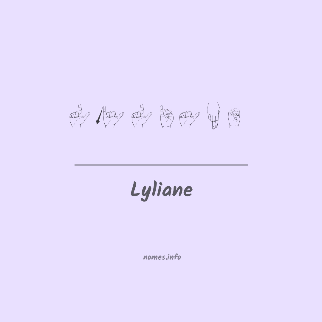Lyliane em Libras