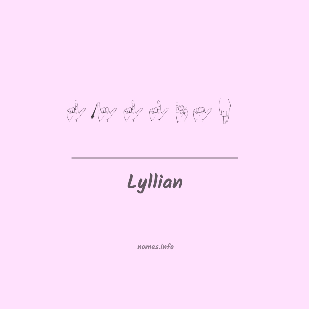 Lyllian em Libras