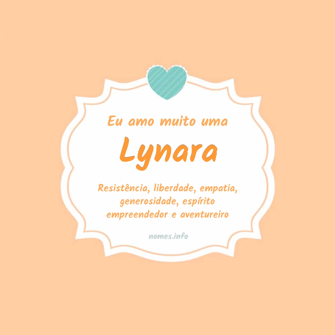 Eu amo muito Lynara