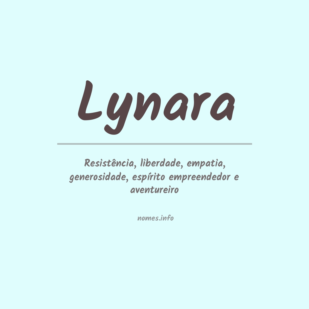 Significado do nome Lynara