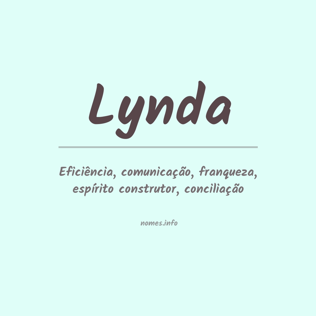 Significado do nome Lynda