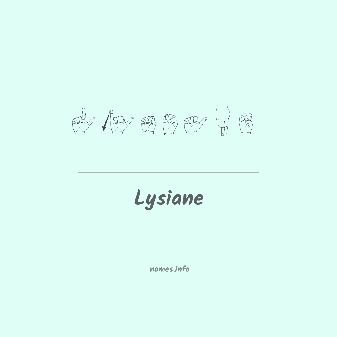 Lysiane em Libras