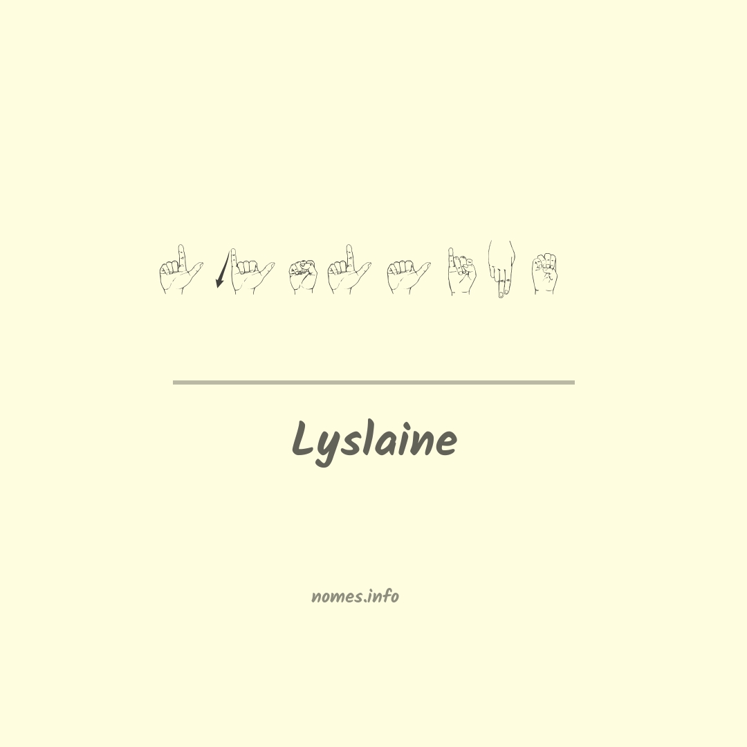 Lyslaine em Libras