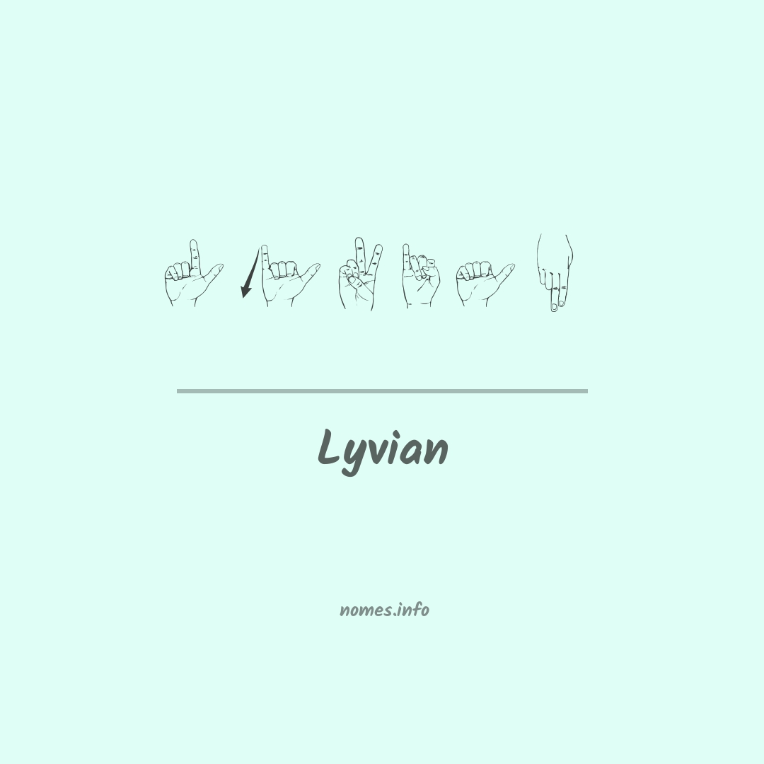 Lyvian em Libras