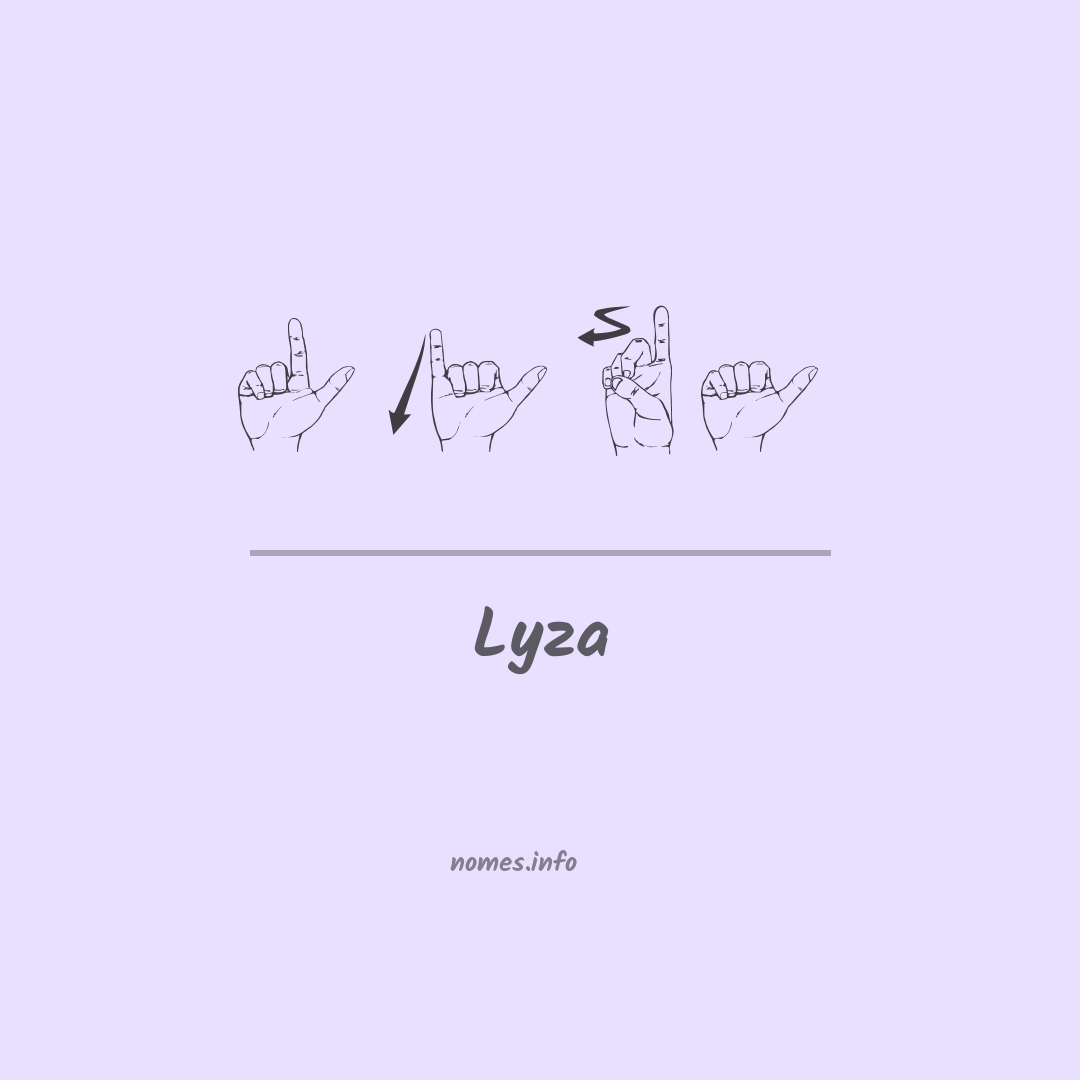 Lyza em Libras