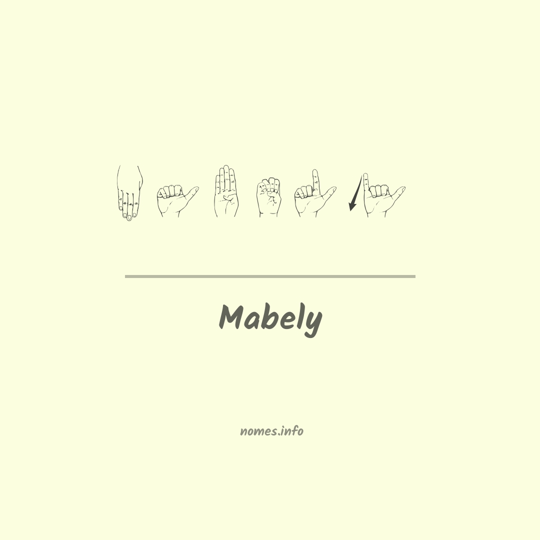 Mabely em Libras