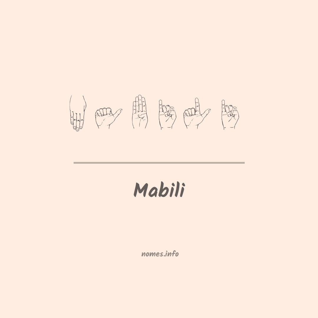 Mabili em Libras