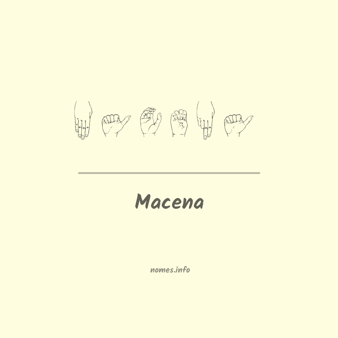 Macena em Libras