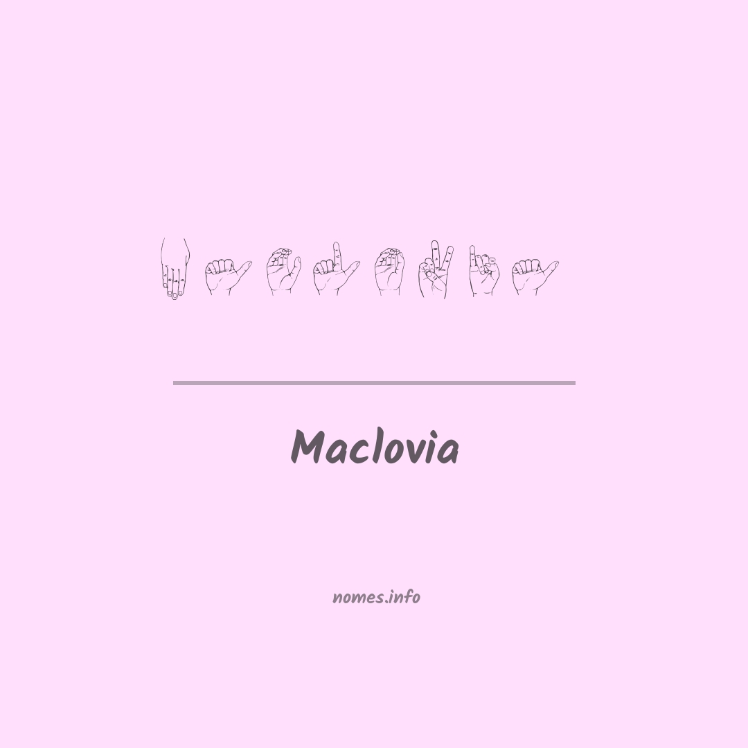 Maclovia em Libras