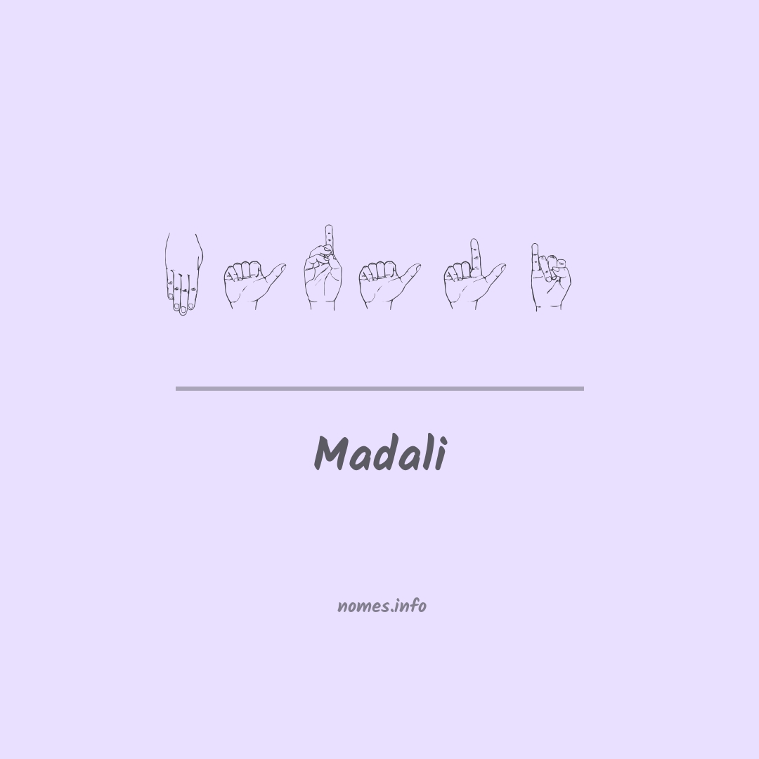Madali em Libras
