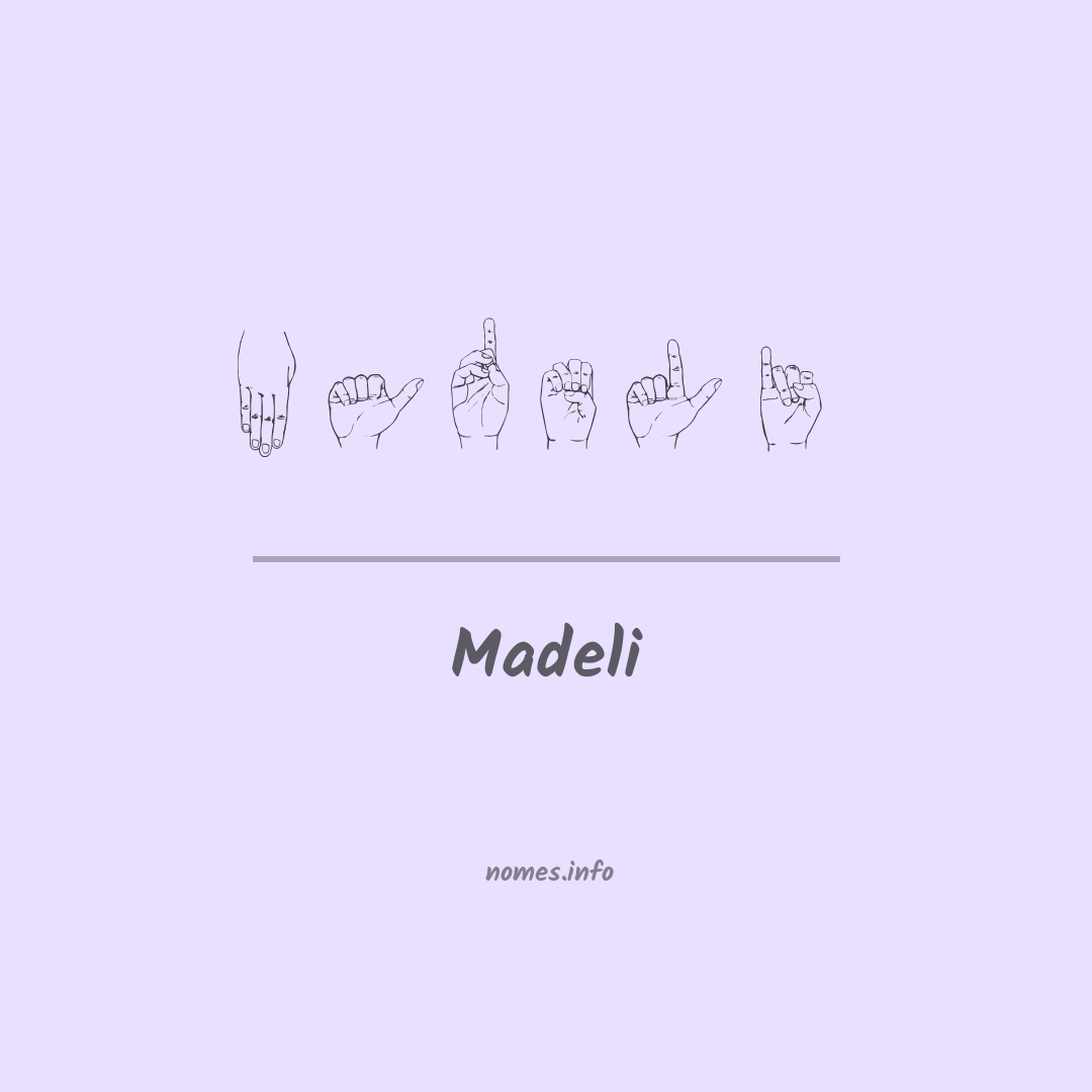 Madeli em Libras