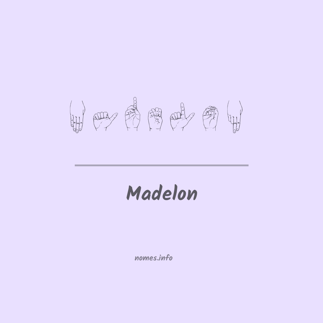 Madelon em Libras