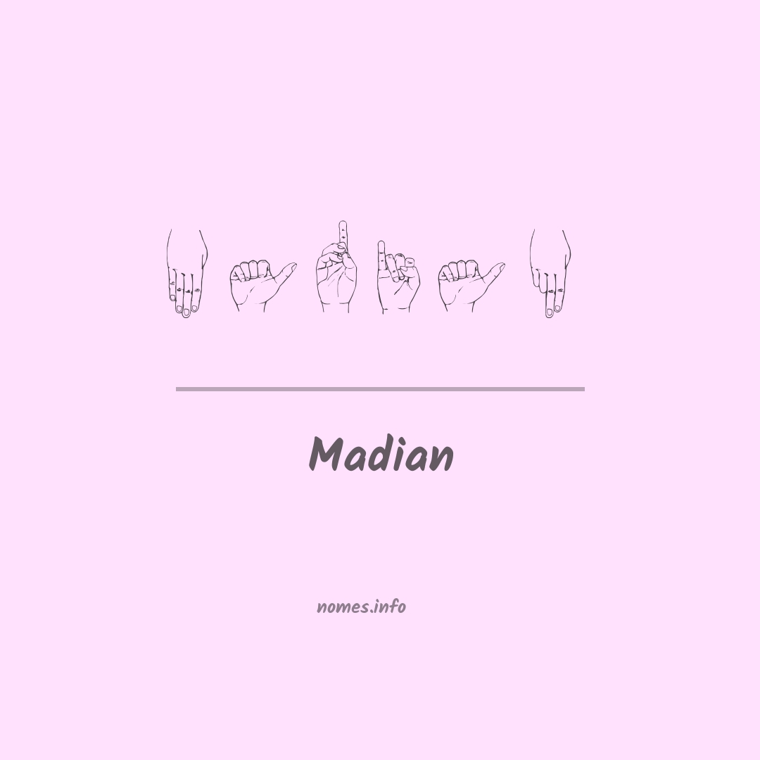 Madian em Libras