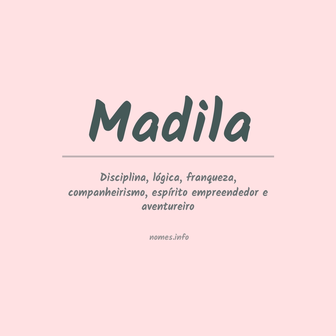 Significado do nome Madila