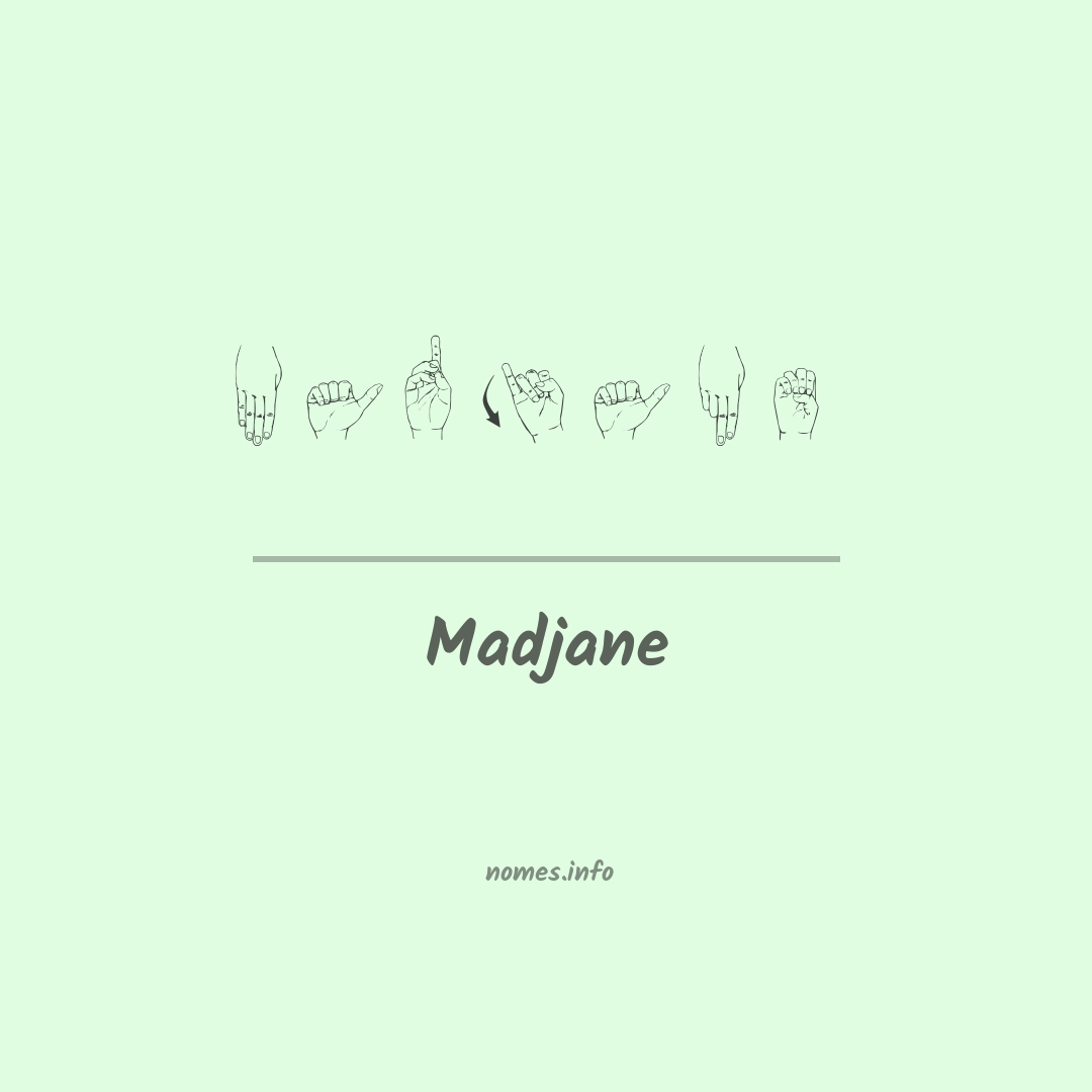 Madjane em Libras