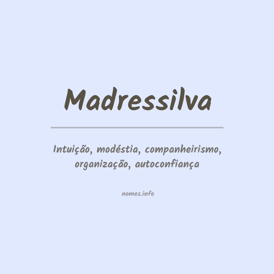 Significado do nome Madressilva