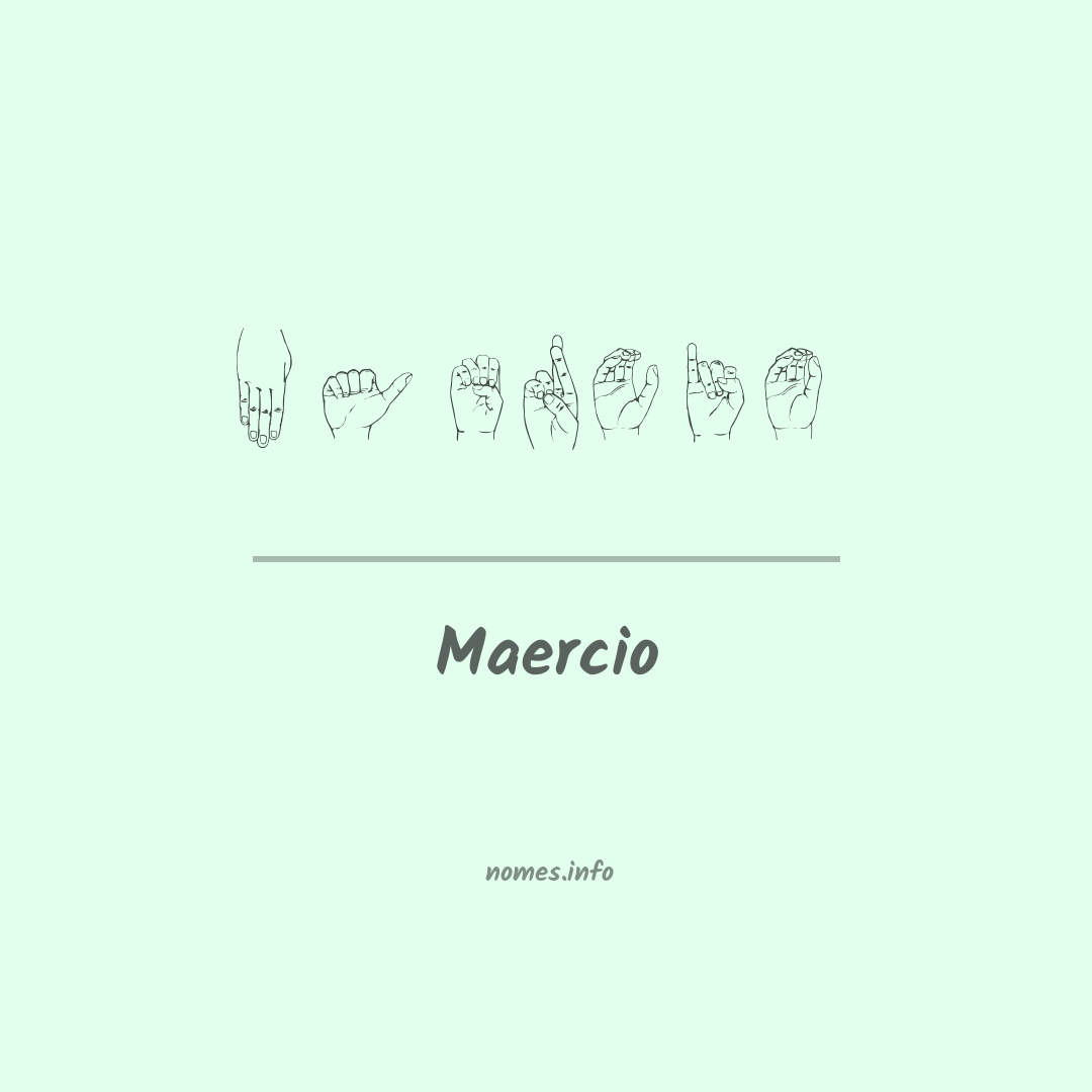 Maercio em Libras