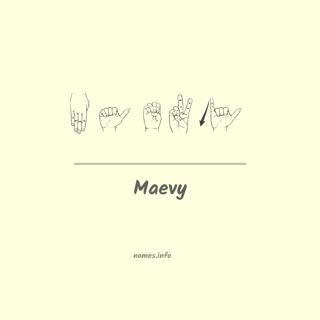 Maevy em Libras