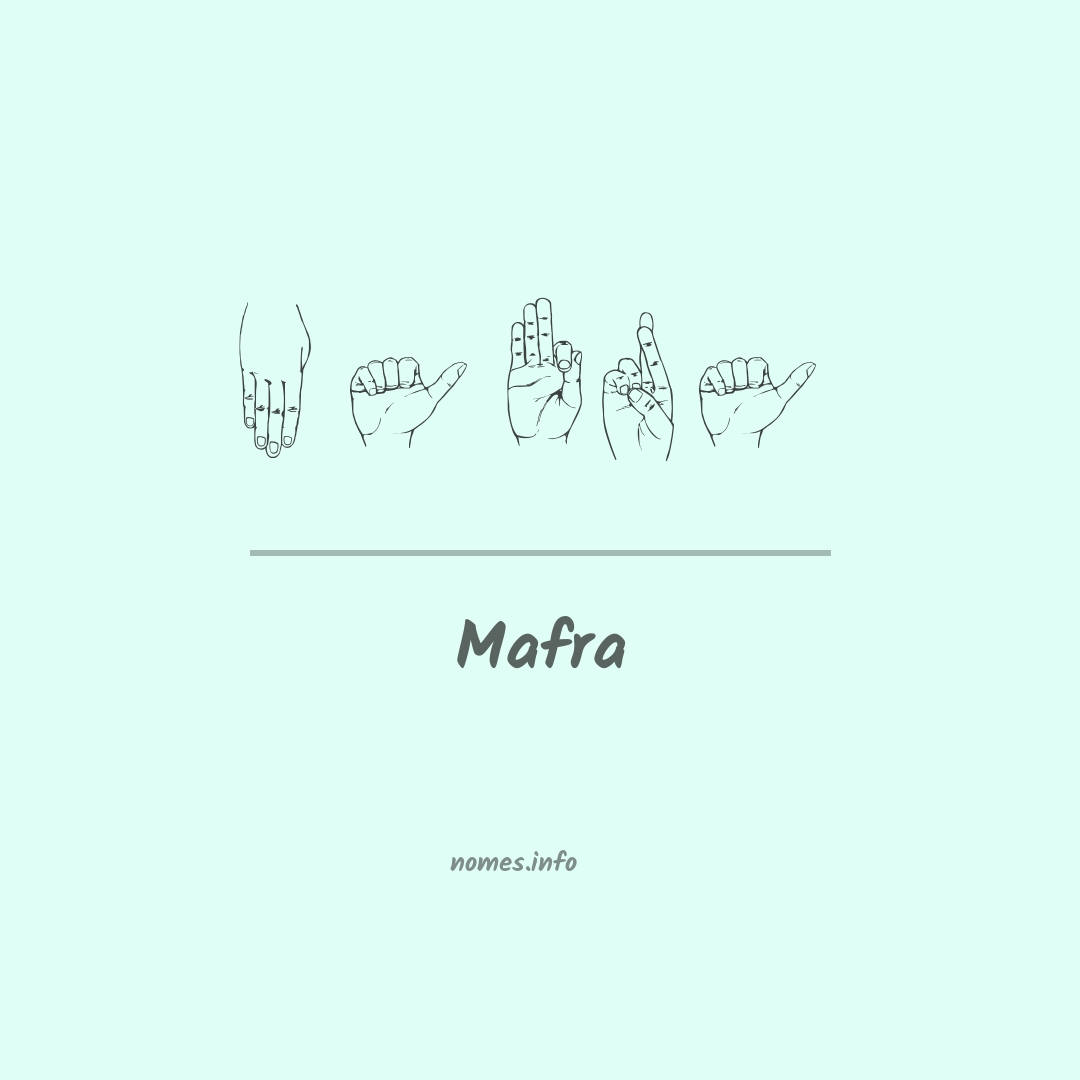 Mafra em Libras