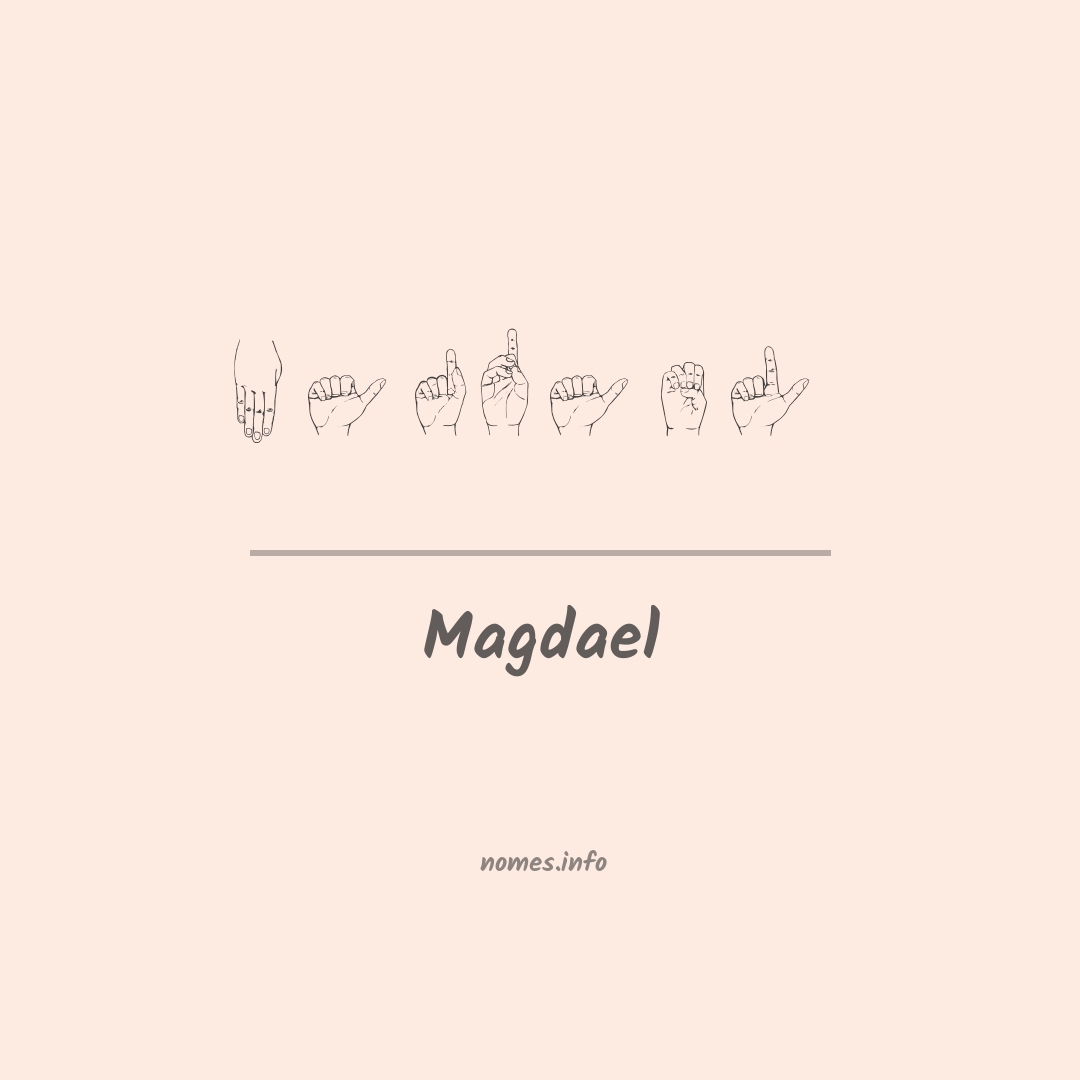 Magdael em Libras