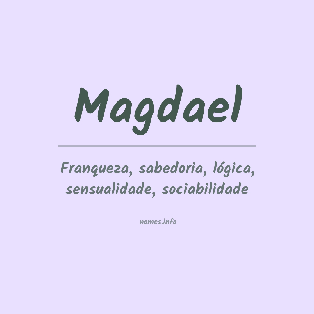 Significado do nome Magdael