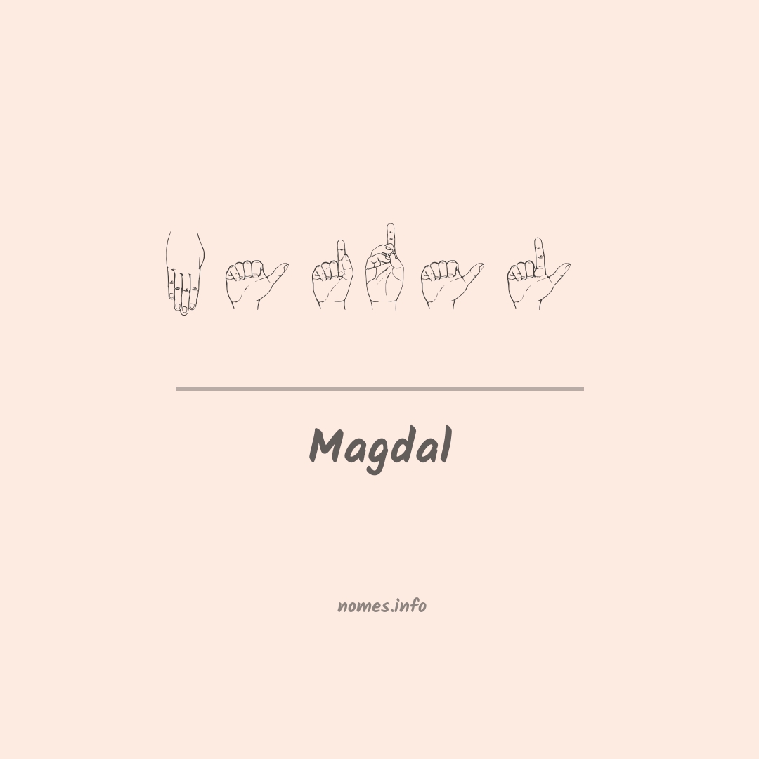 Magdal em Libras