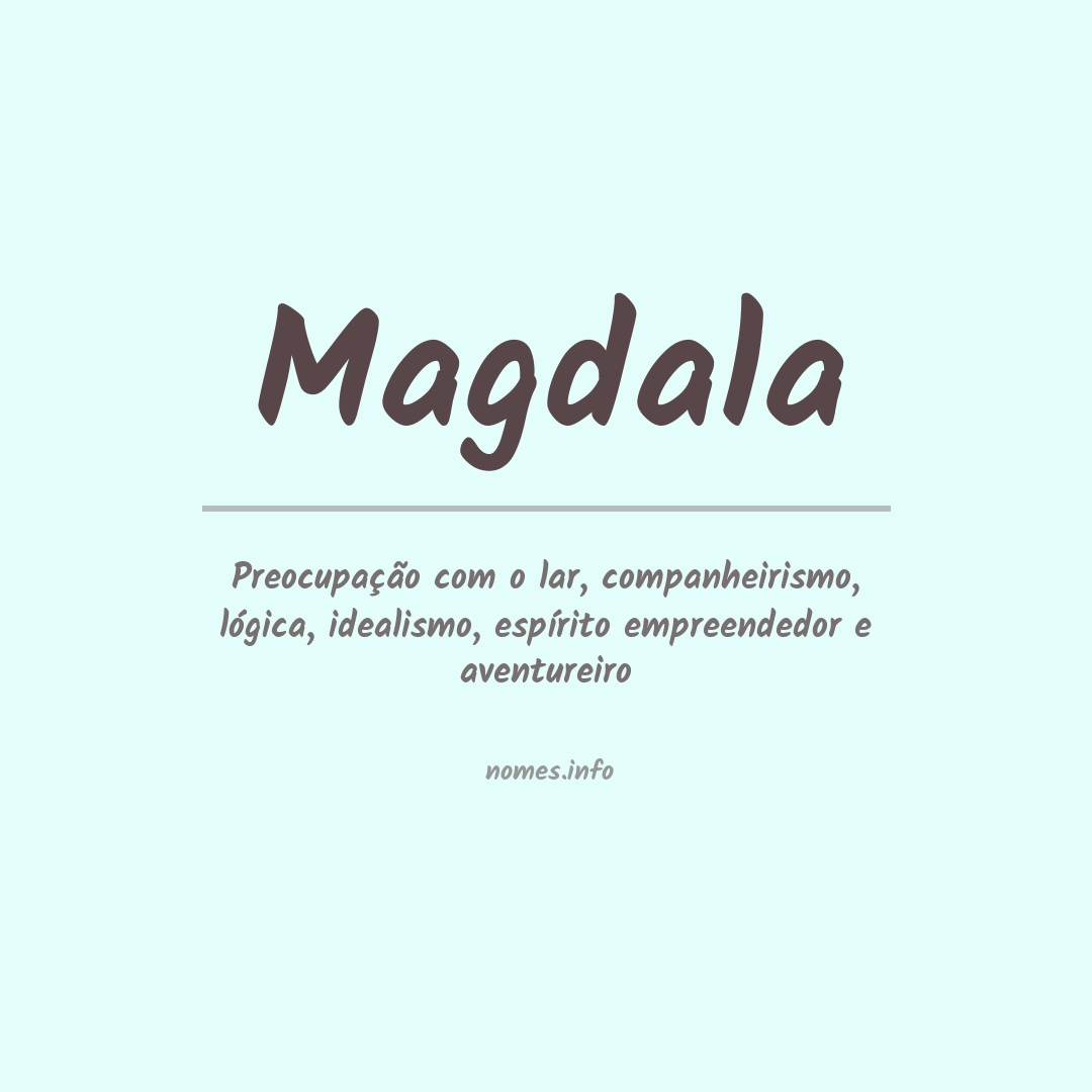 Significado do nome Magdala