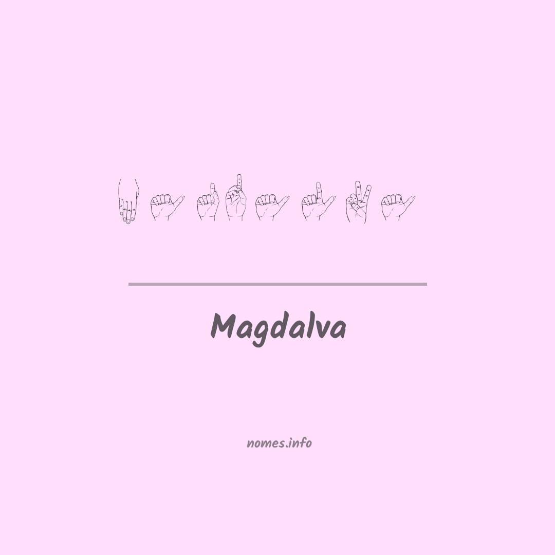 Magdalva em Libras