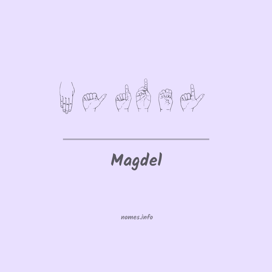 Magdel em Libras
