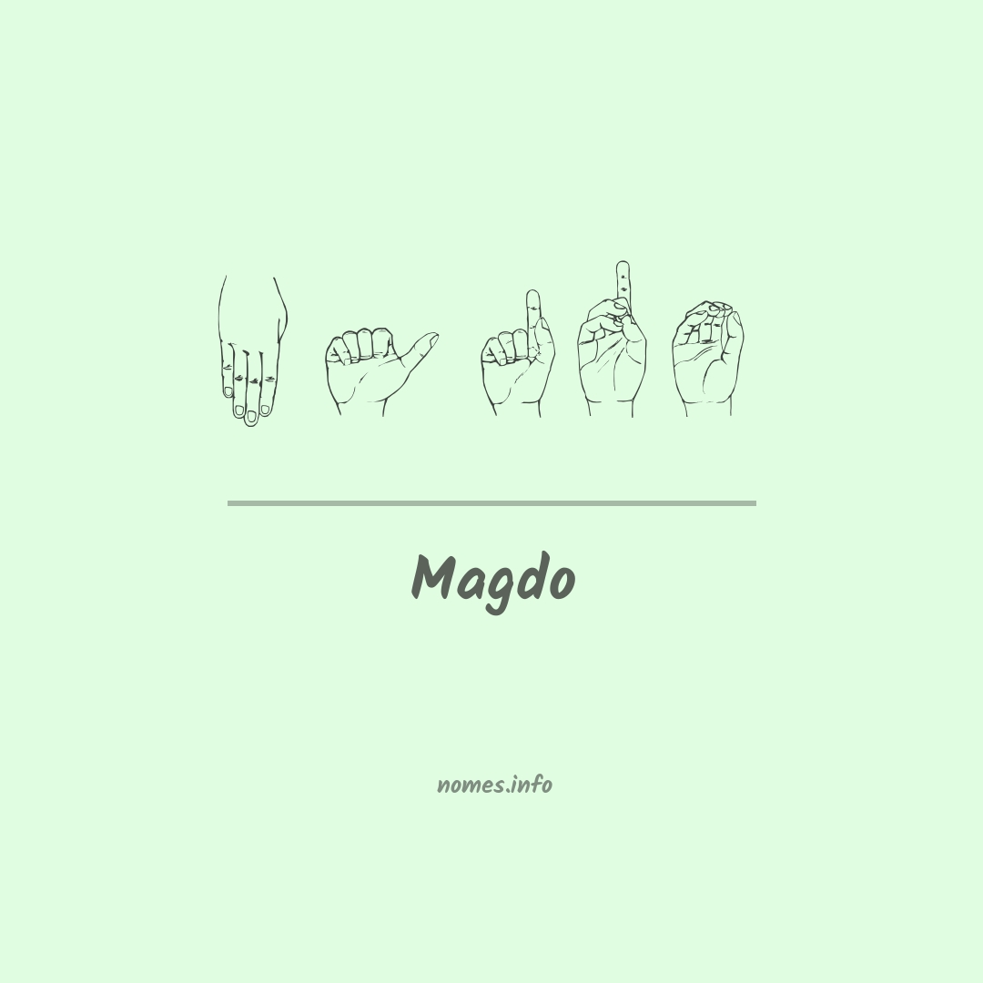Magdo em Libras