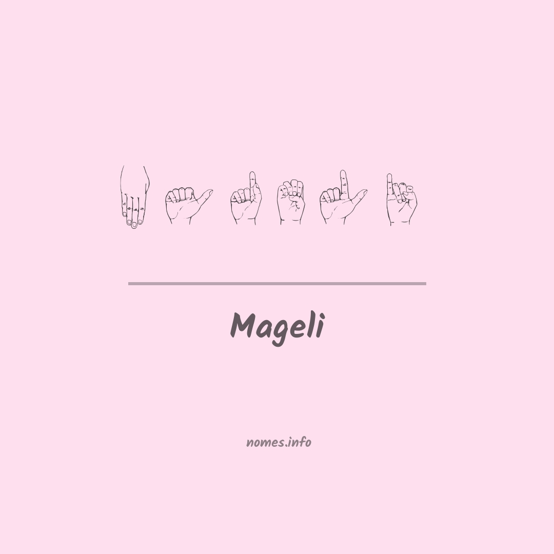 Mageli em Libras