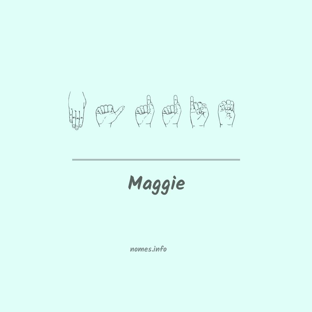 Maggie em Libras