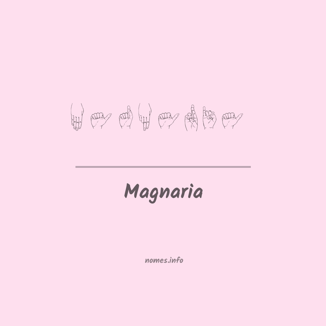 Magnaria em Libras