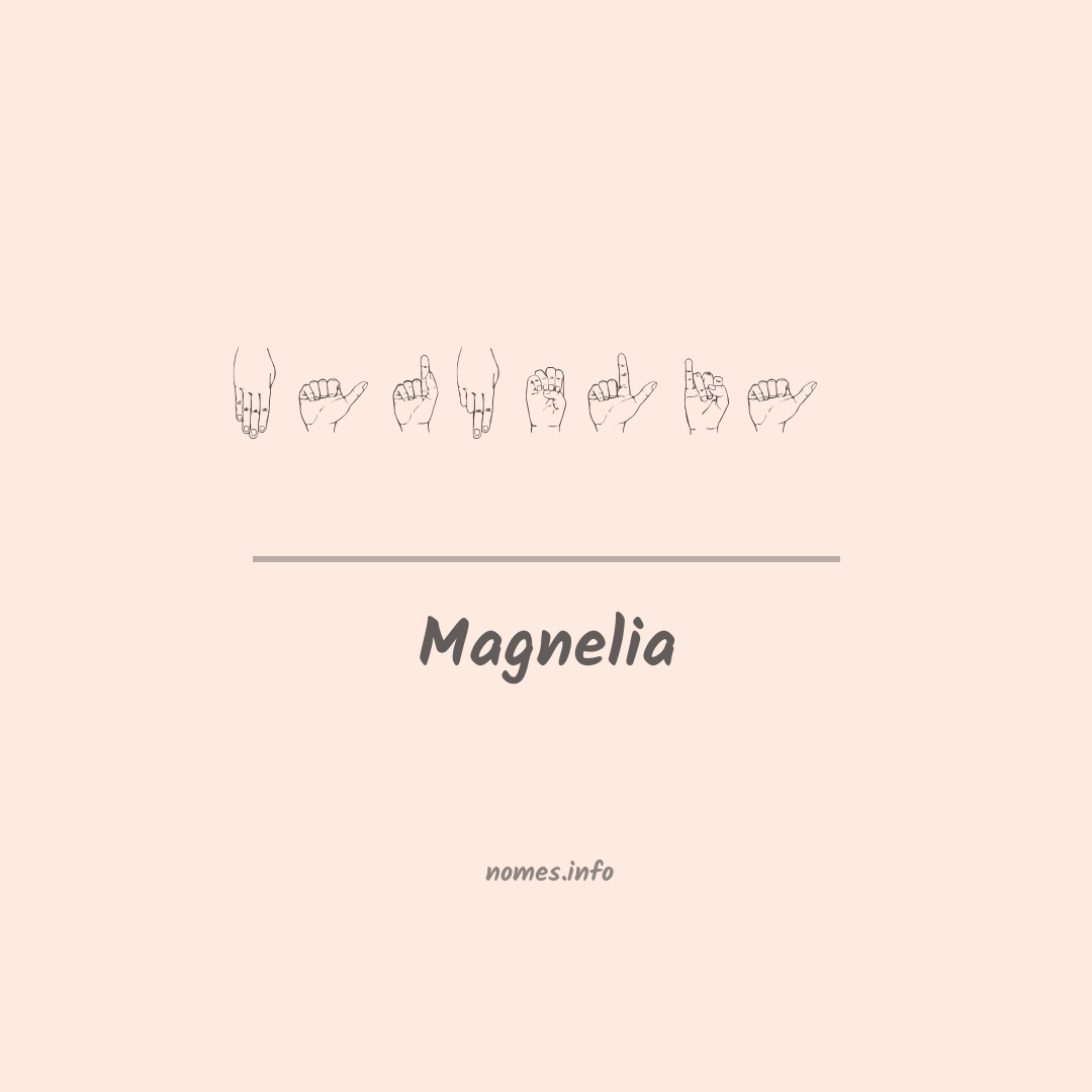 Magnelia em Libras