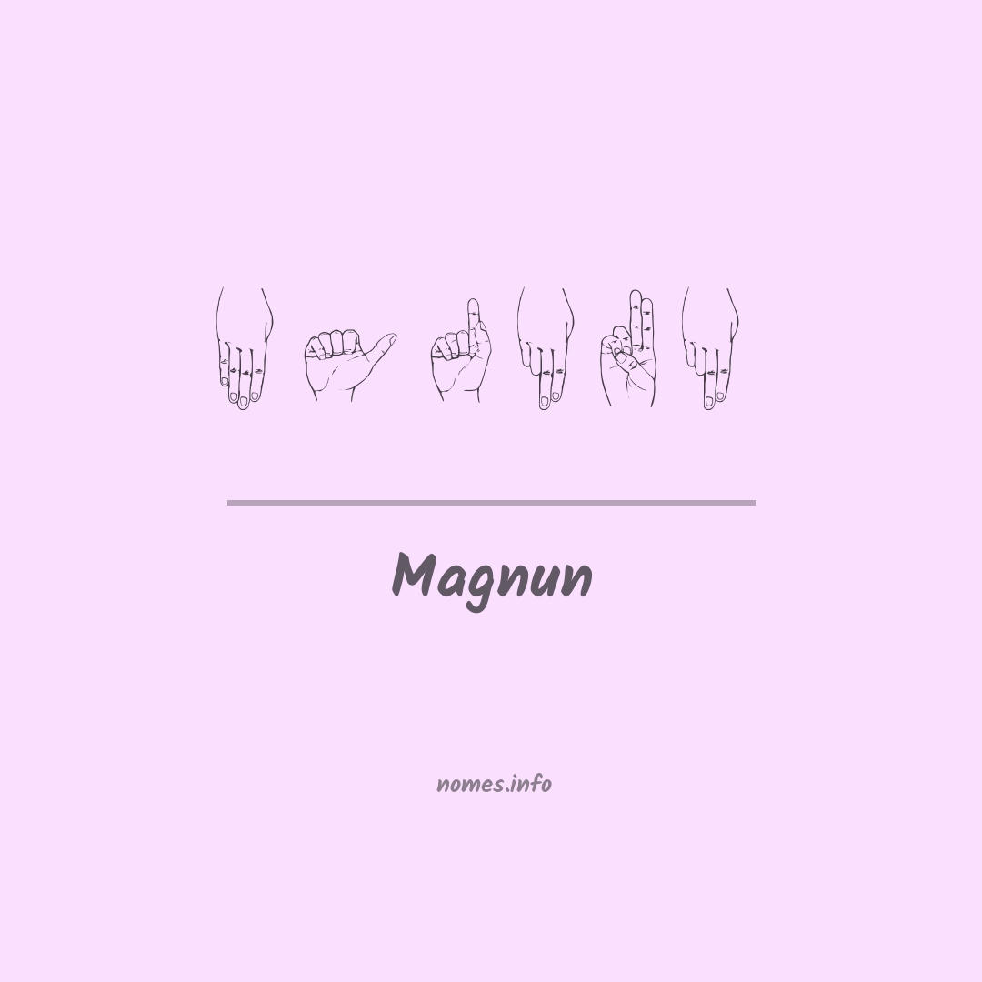 Magnun em Libras