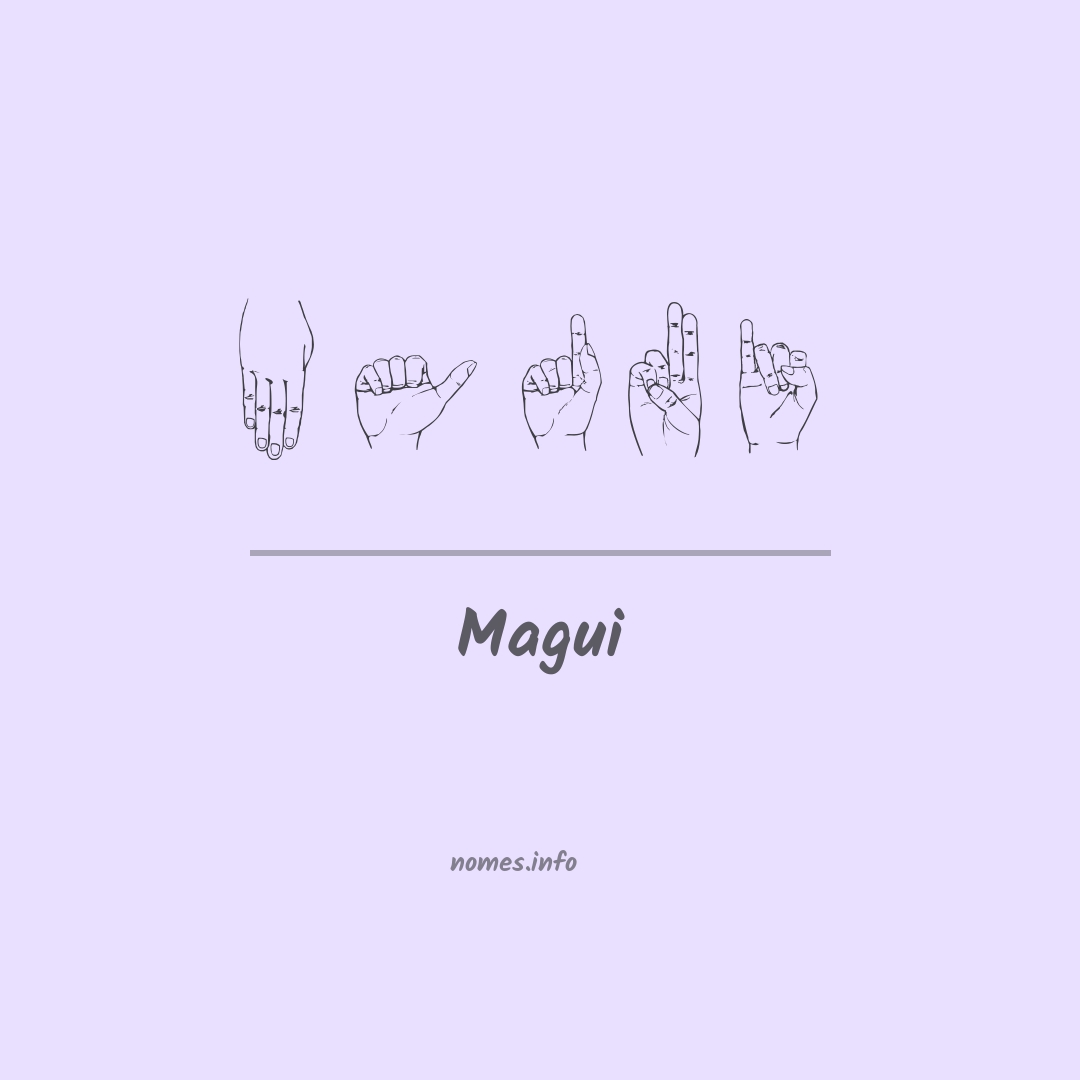 Magui em Libras