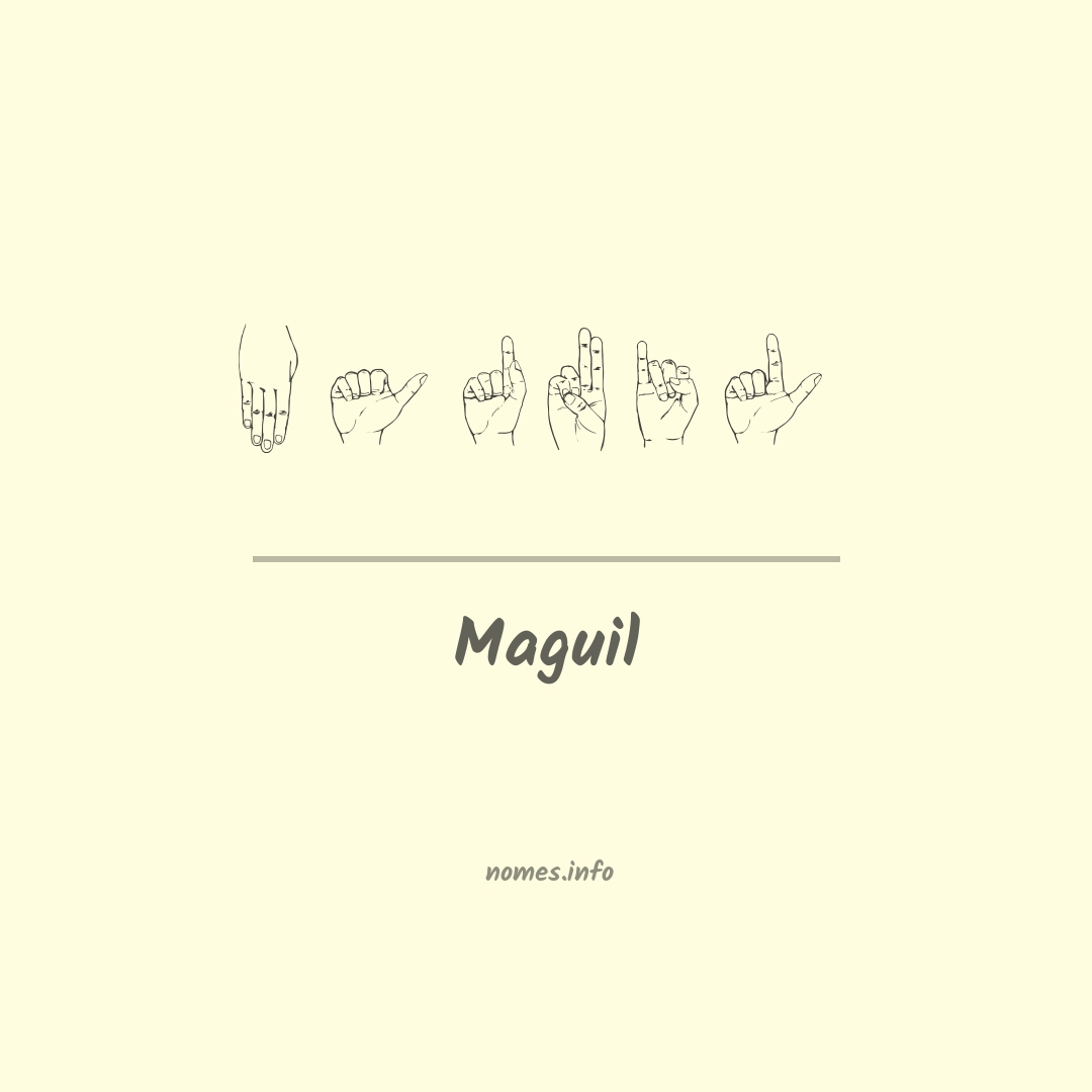 Maguil em Libras