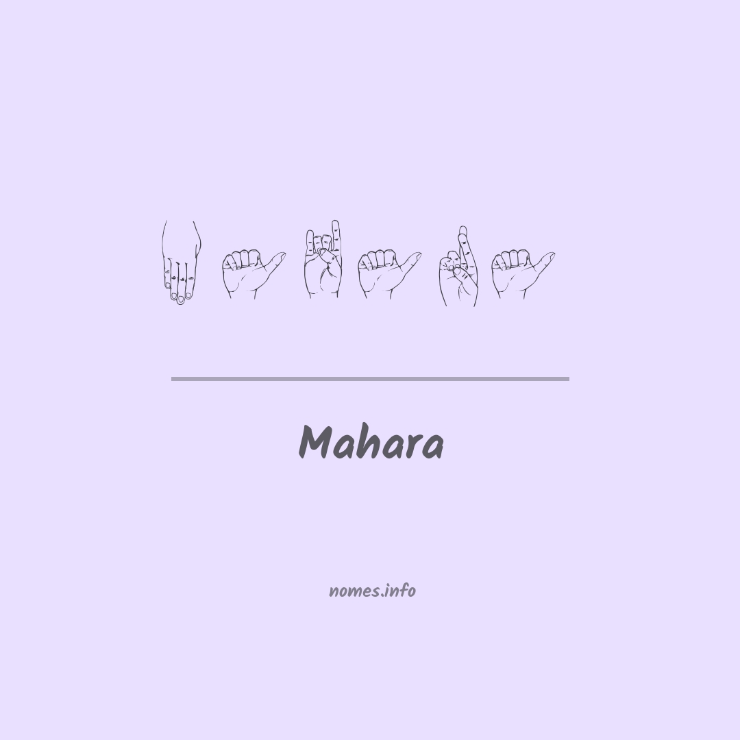Mahara em Libras