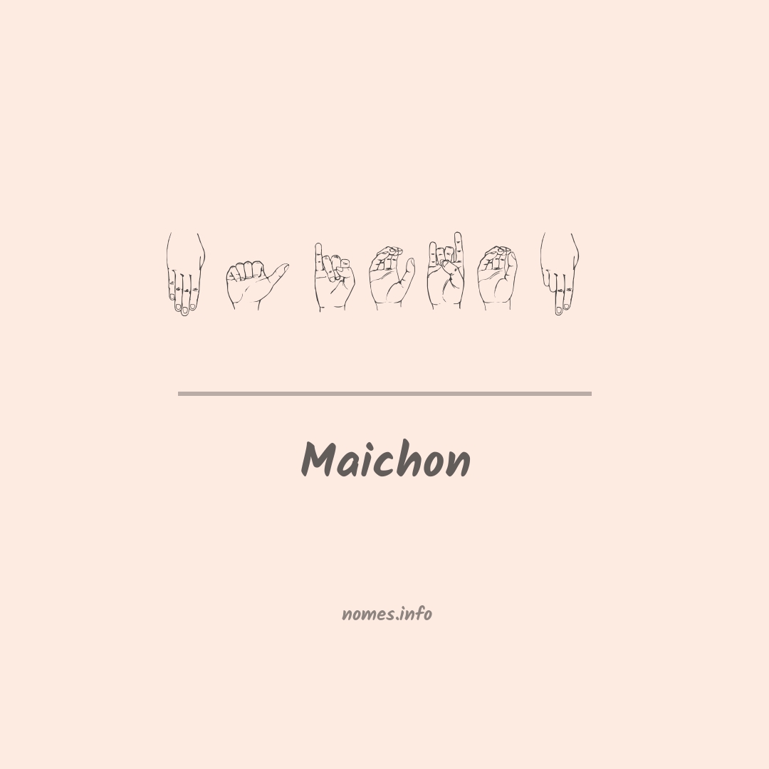 Maichon em Libras