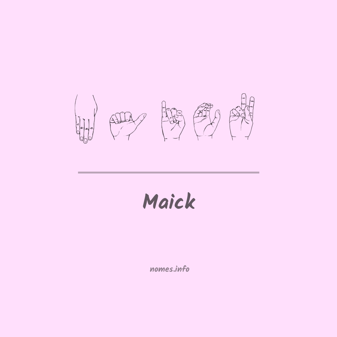Maick em Libras