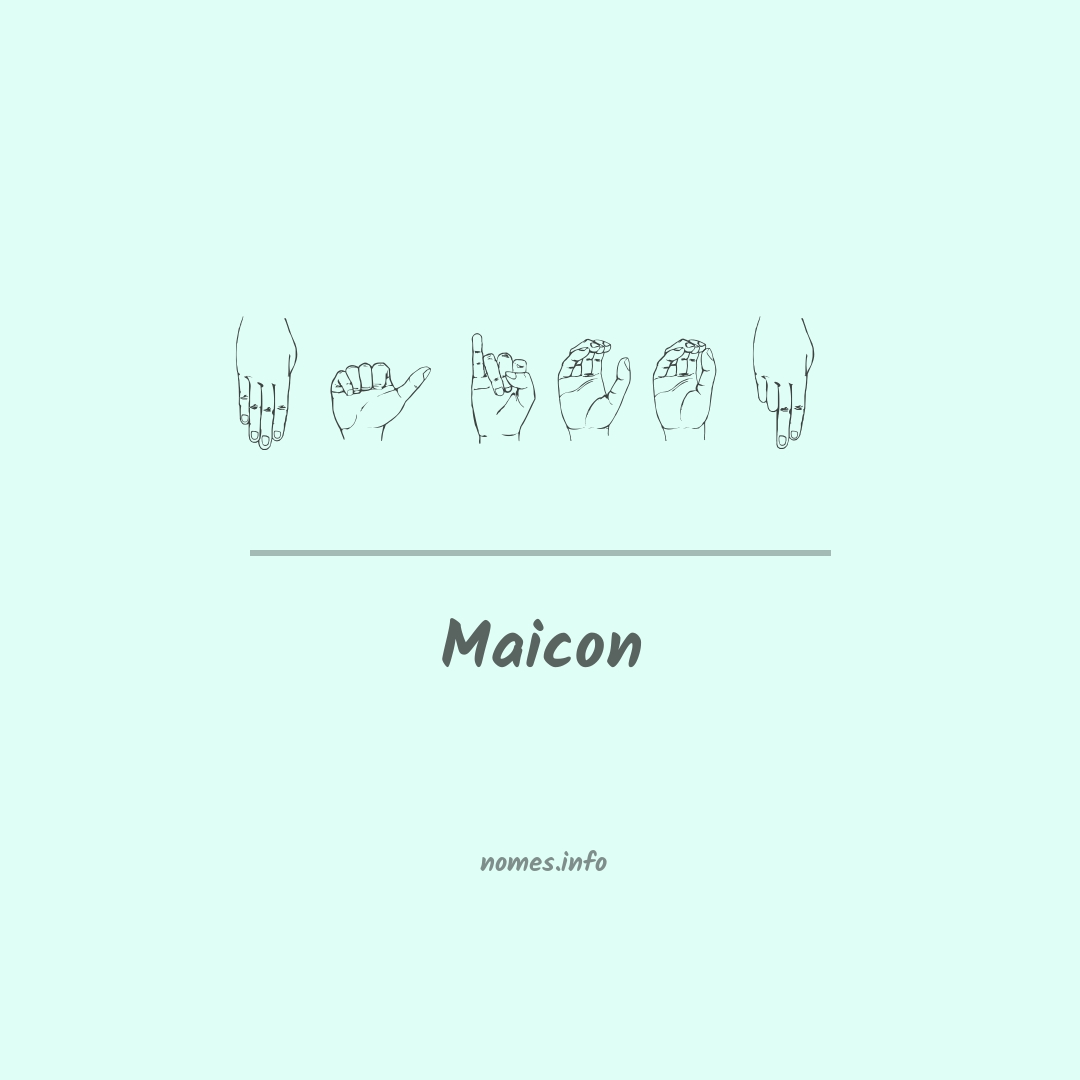 Maicon em Libras