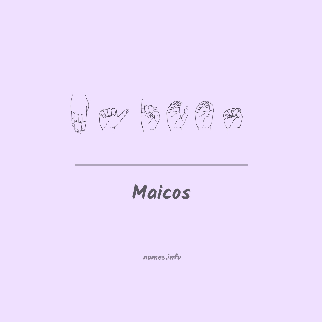 Maicos em Libras