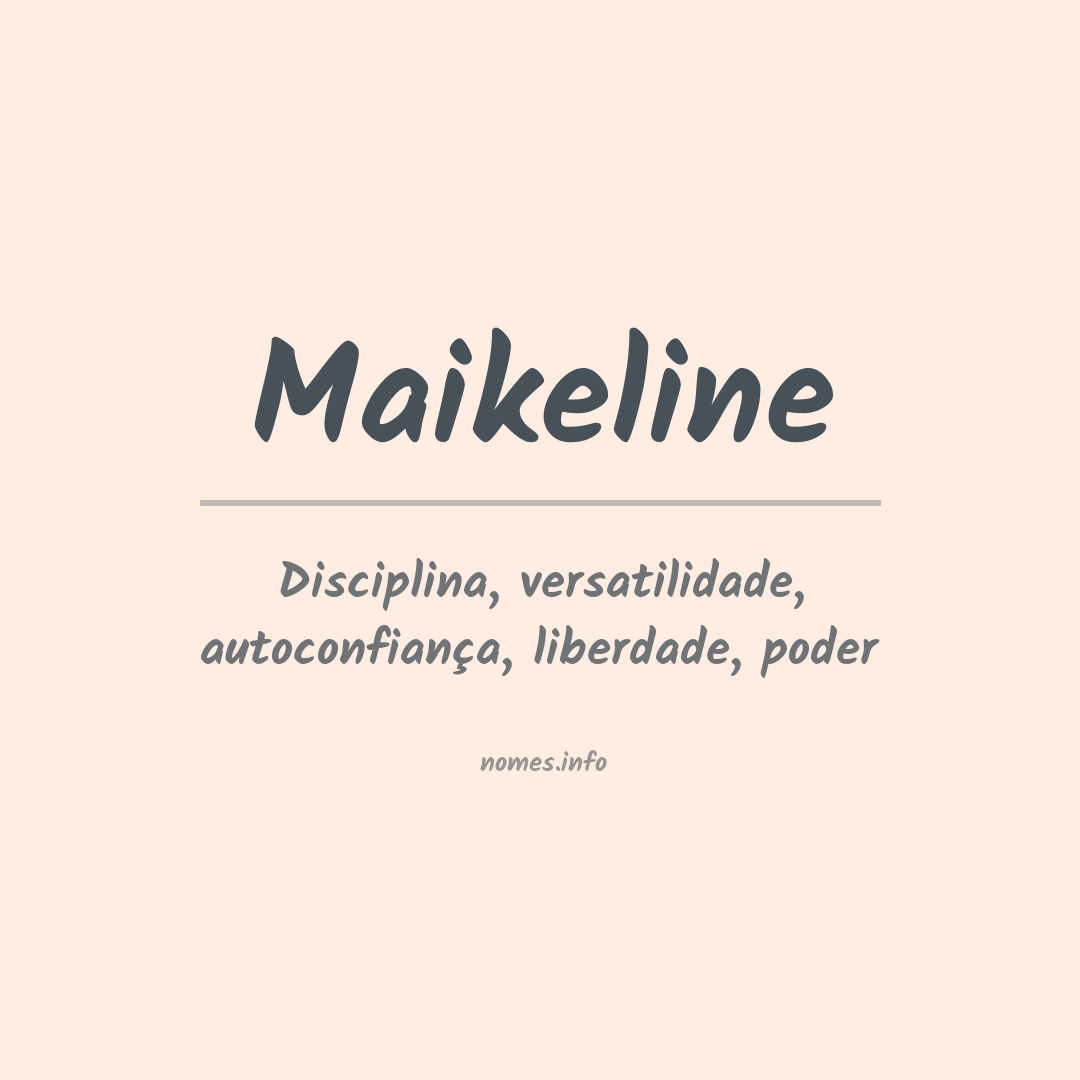 Significado do nome Maikeline
