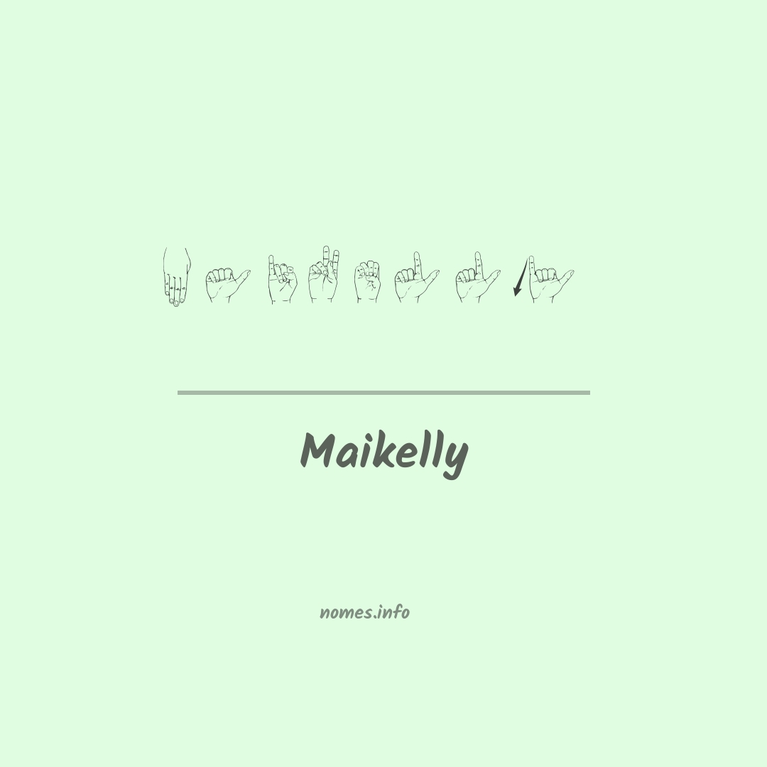 Maikelly em Libras