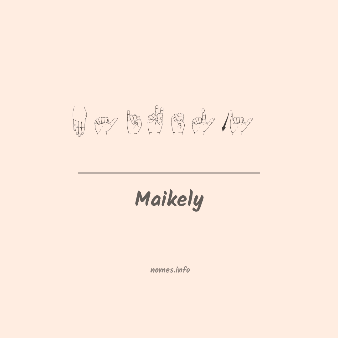 Maikely em Libras