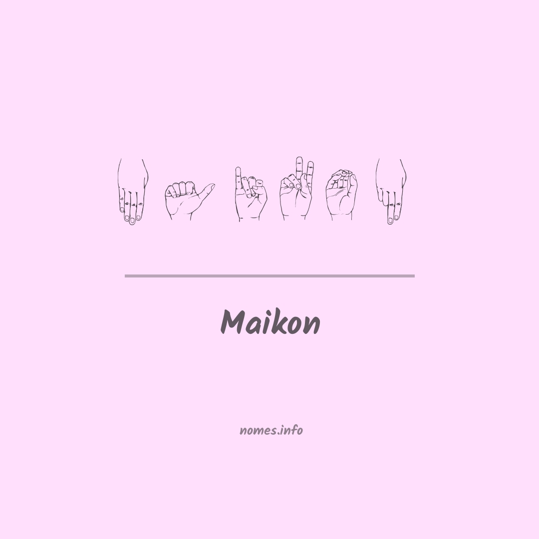 Maikon em Libras